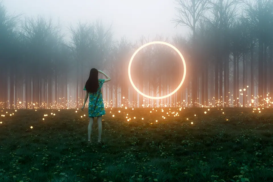 Mysterious meadow passage